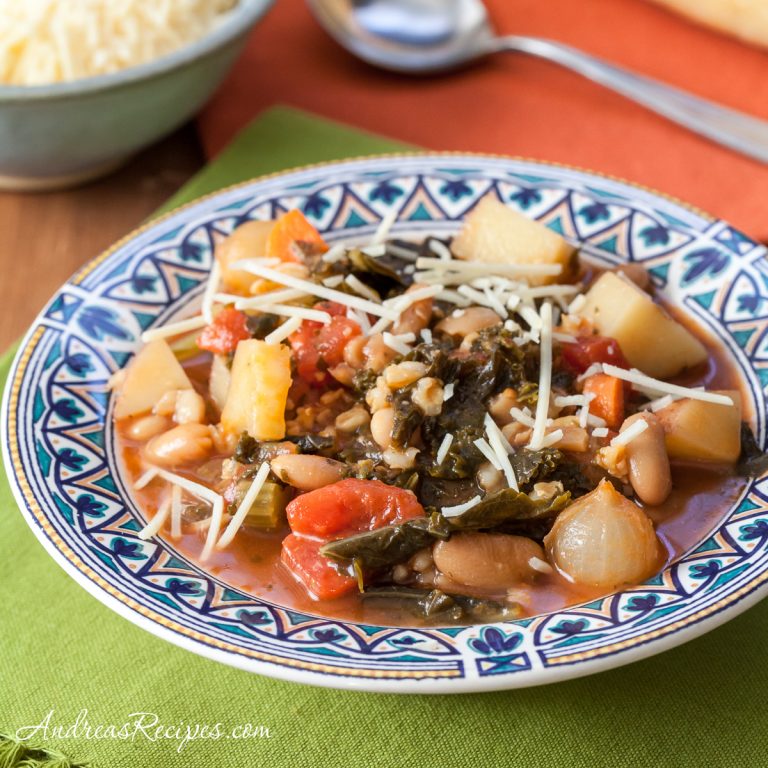 Winter Minestrone Soup - Andrea Meyers
