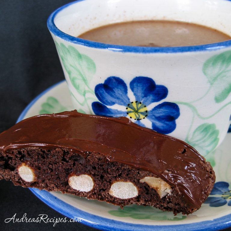 Chocolate Hazelnut Biscotti - Andrea Meyers