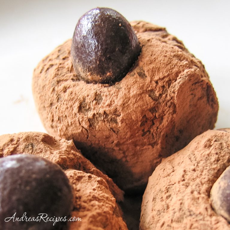 Milk Chocolate Kahlúa Truffles - Andrea Meyers