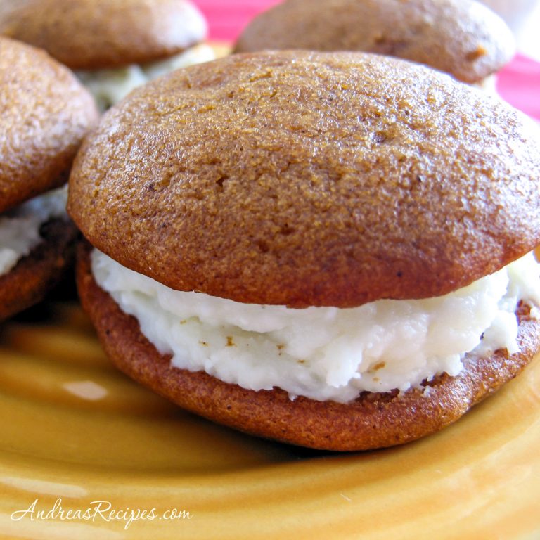 Spicy Pumpkin Whoopie Pies - Andrea Meyers