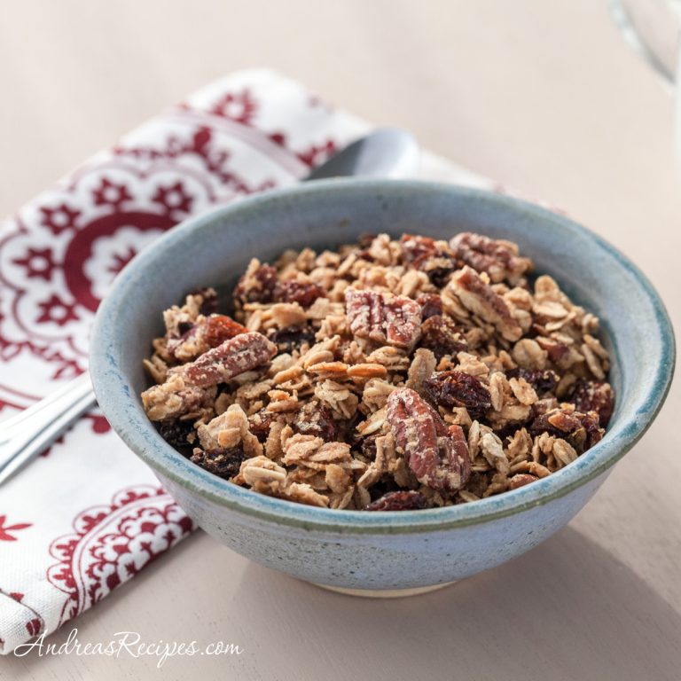 Maple Pecan Granola - Andrea Meyers