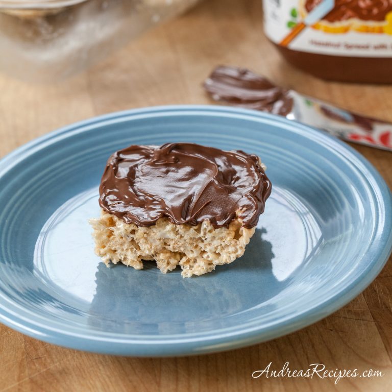Rice Crispy Treats with Nutella - Andrea Meyers