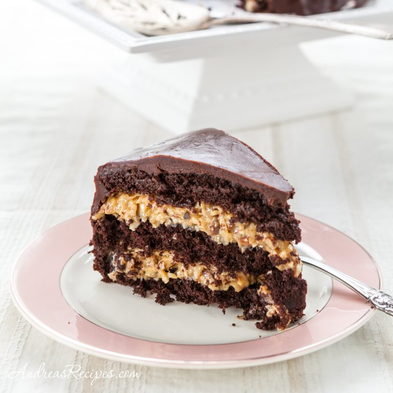 Inside-Out German Chocolate Cake - Andrea Meyers