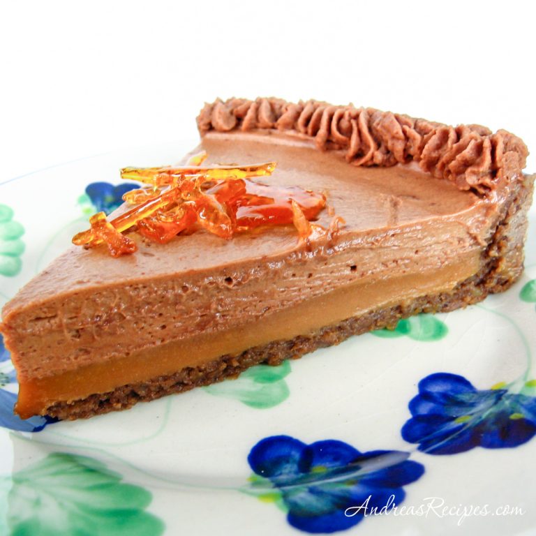 Milk Chocolate and Caramel Tart - Andrea Meyers