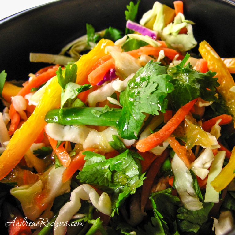 Asian Cabbage Salad - Andrea Meyers