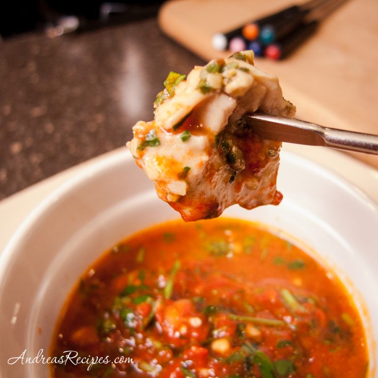 Chicken Pesto Fondue - Andrea Meyers