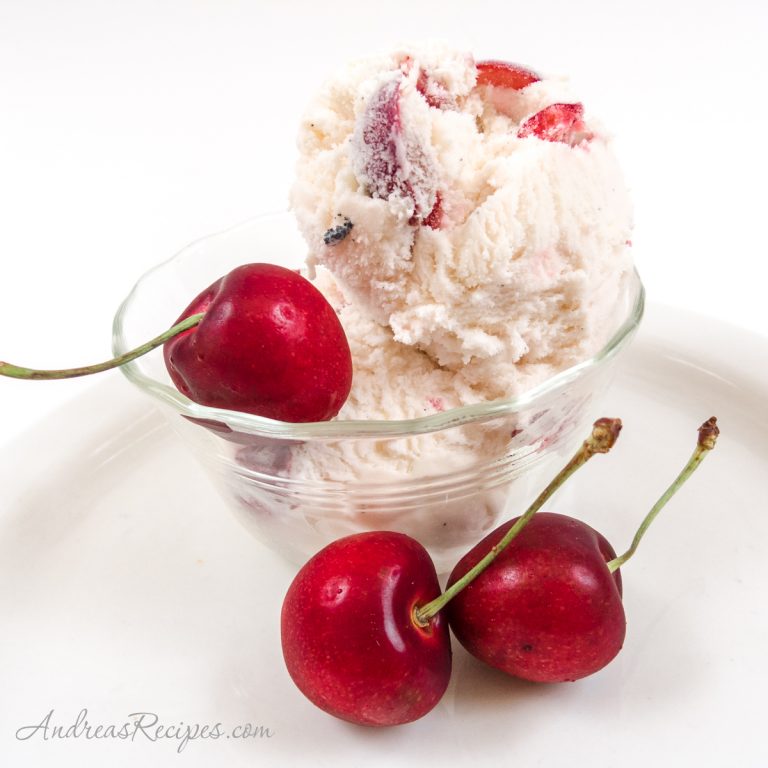 Cherry Vanilla Ice Cream - Andrea Meyers