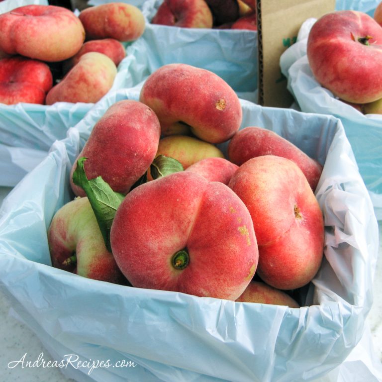 Donut peaches at Central New York Regional Market - Andrea Meyers