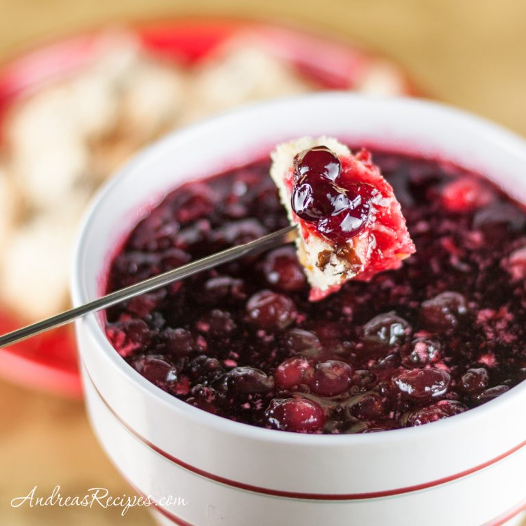 Spiked Orange Cranberry Fondue - Andrea Meyers