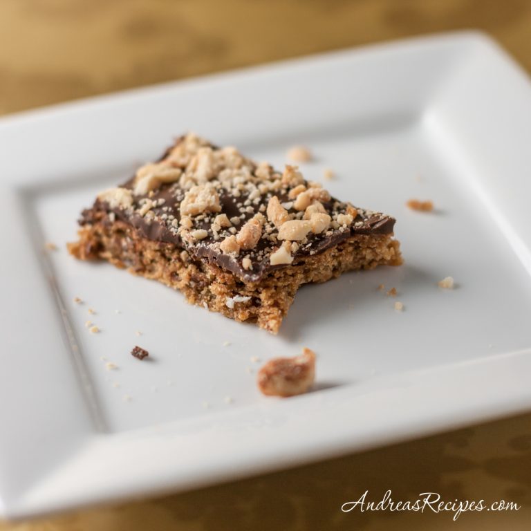 Mocha Toffee Bar Cookies - Andrea Meyers