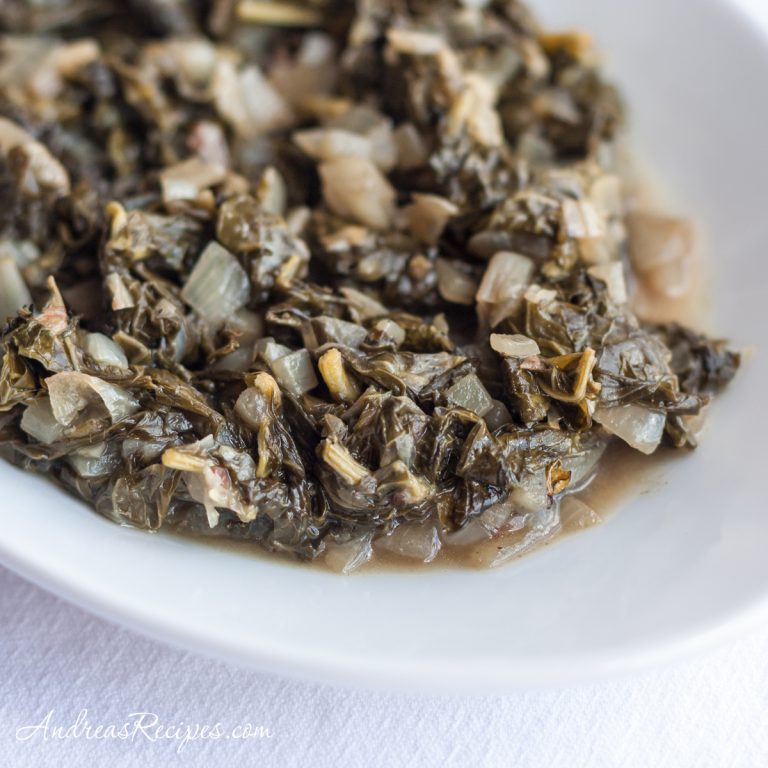 Tatsoi with Garam Masala - Andrea Meyers