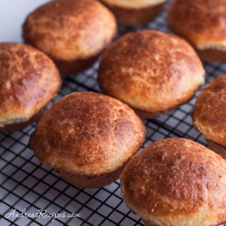 Brioche rolls or muffins - Andrea Meyers