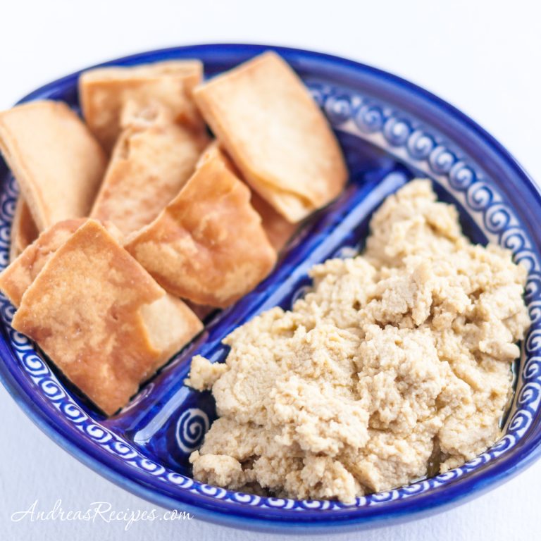 Roasted Garlic Hummus - Andrea Meyers