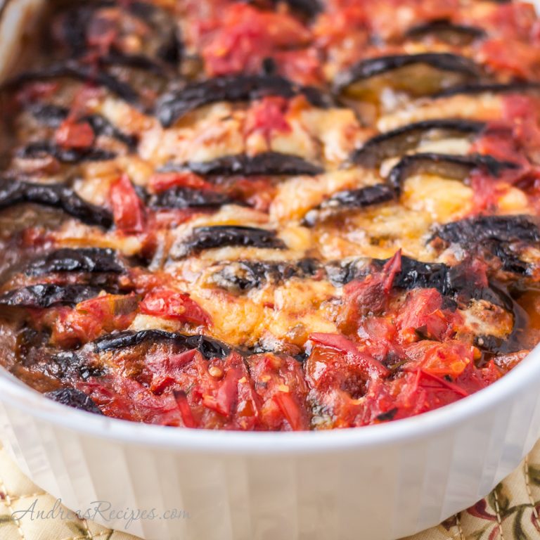 Eggplant Gratin (Gratin D'Aubergines, Provencal) - Andrea Meyers