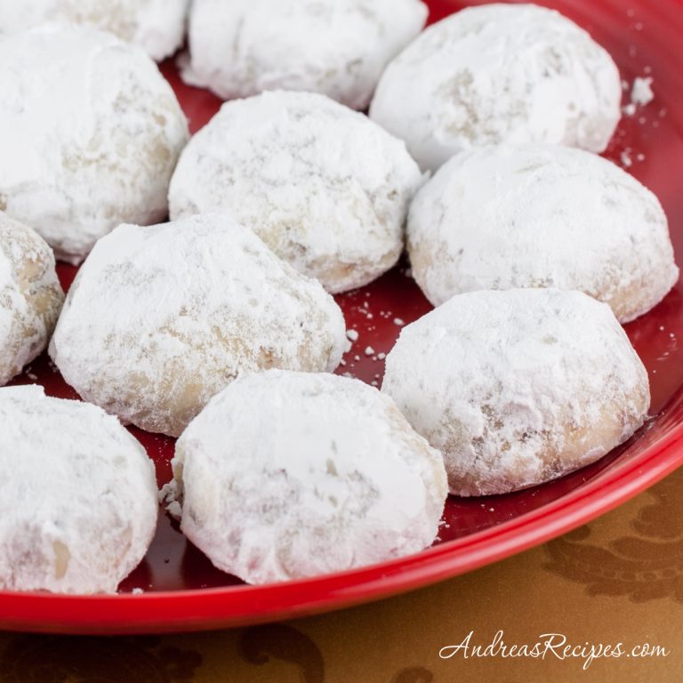 Coconut Orange Snowball Cookies - Andrea Meyers