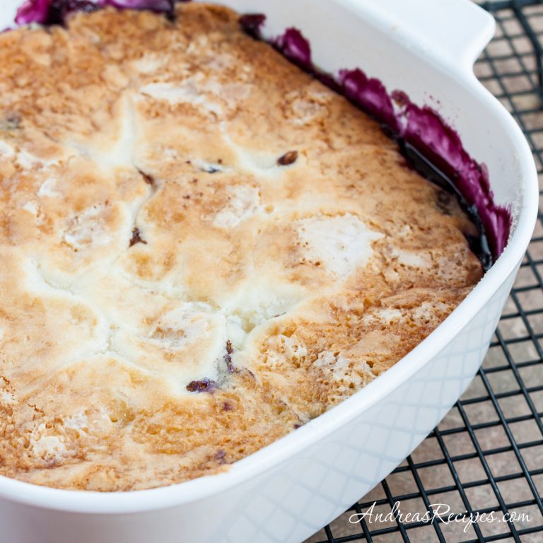 Blueberry Pudding Cake - Andrea Meyers
