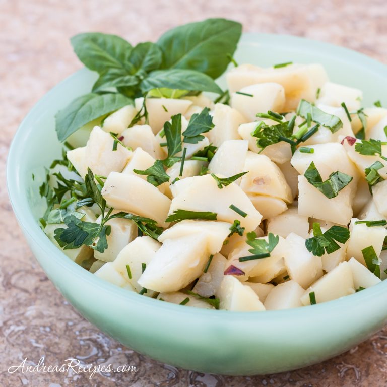 Potato Salad with Summer Herbs and White Wine Vinaigrette - Andrea Meyers