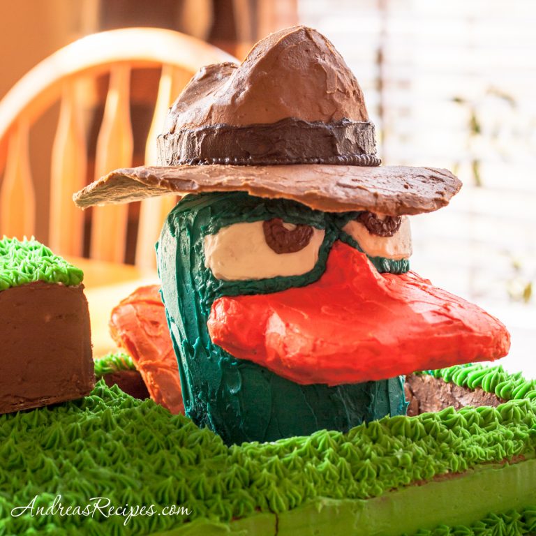 Agent P, aka Perry the Platypus Birthday Cake - Andrea Meyers
