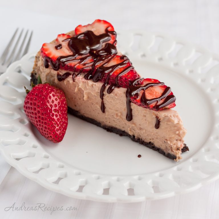 Strawberry Chocolate Cheesecake - Andrea Meyers