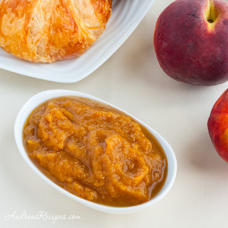 Spiced Peach Butter - Andrea Meyers