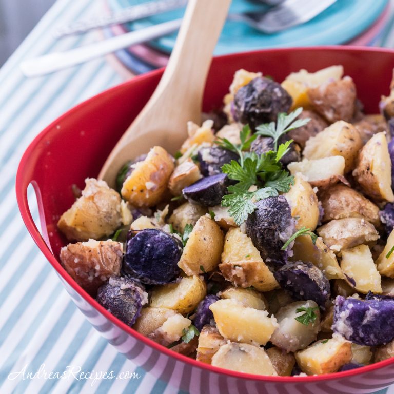 Baked Potato Salad with Vidalia Onion Vinaigrette - Andrea Meyers