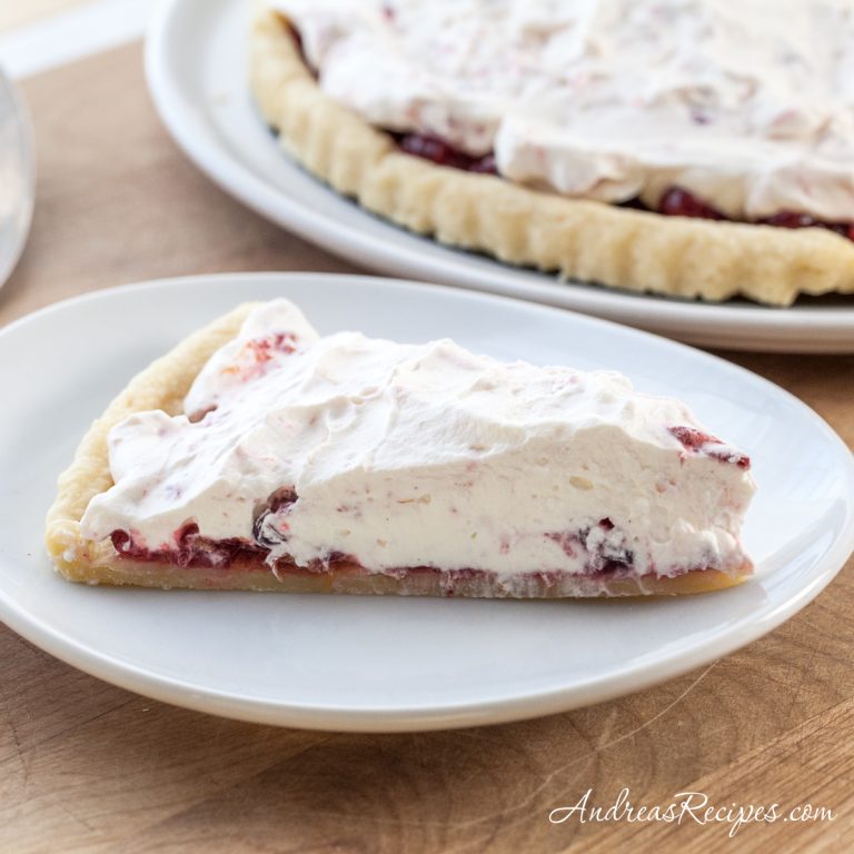 Orange Cranberry Fool Tart - Andrea Meyers